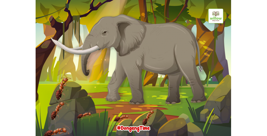 Dongeng Time: Pembalasan Koloni Semut Melawan Kawanan Gajah